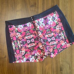 Pink Floral Shorts